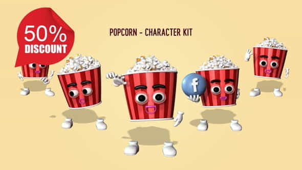 Popcorn - Character Kit - VideoHive 27083189