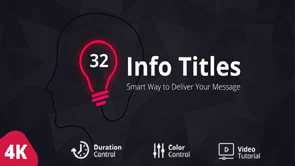 Info Titles Pack - VideoHive 16458376