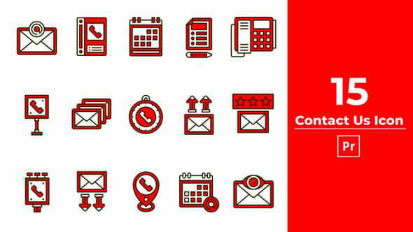Contact Us Icon - VideoHive 46175509