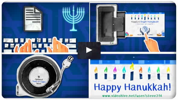 Happy Hanukkah Greetings - VideoHive 20951322
