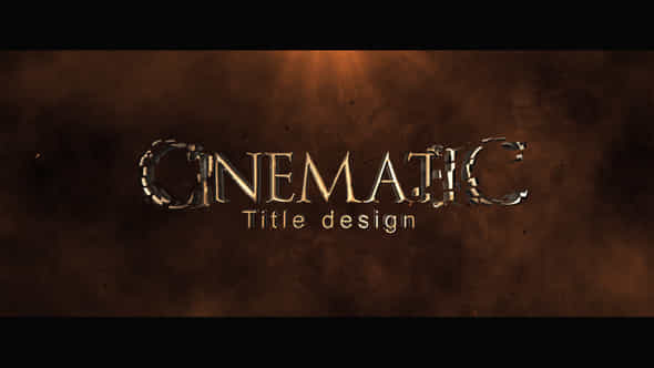 Cinematic Titles V1 - VideoHive 23255803