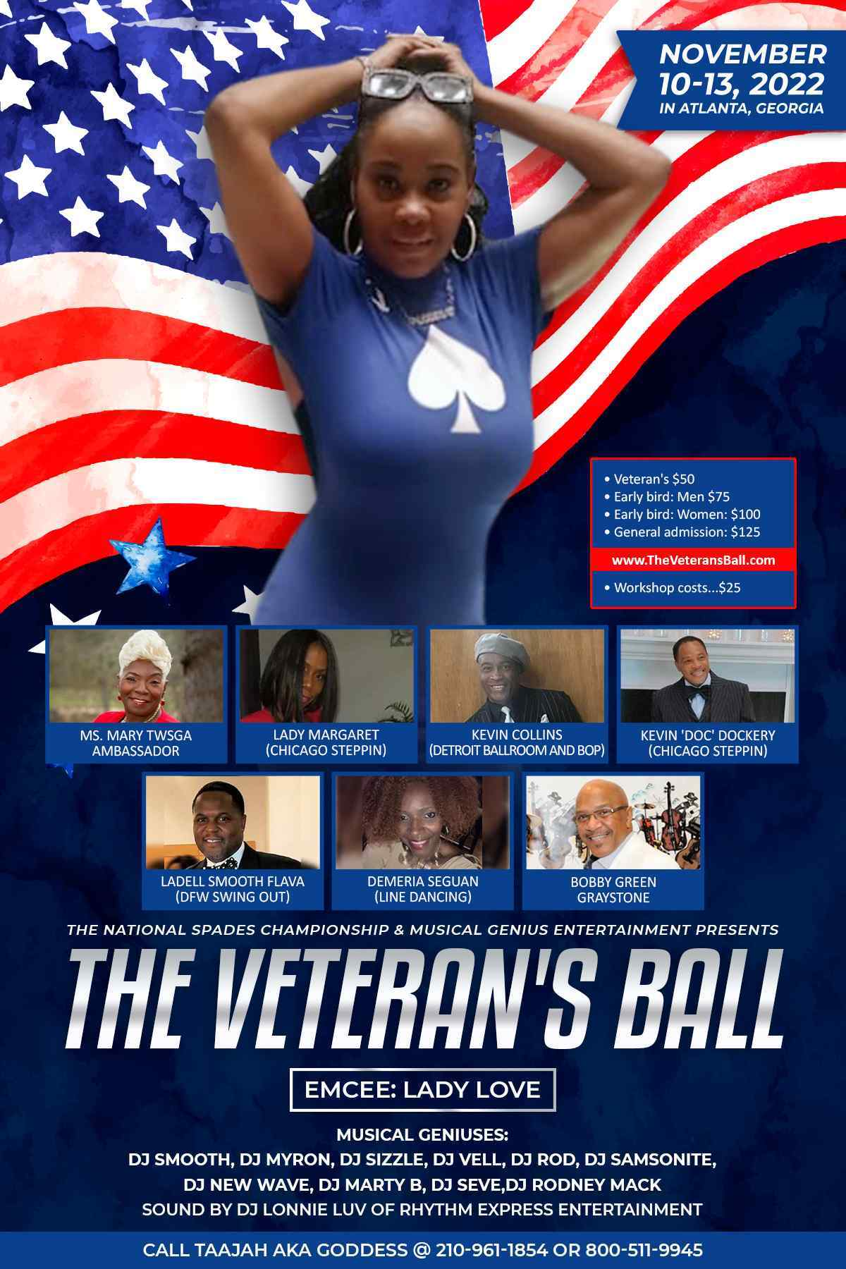 The National Spades Championship Presents The Veteran's Ball