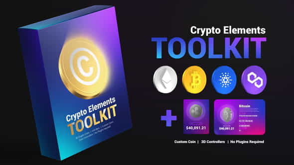 Crypto Elements Toolkit - VideoHive 32719240