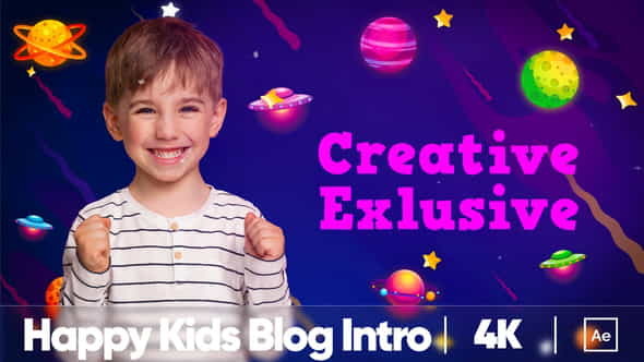 Kids Blog Intro - VideoHive 36737264