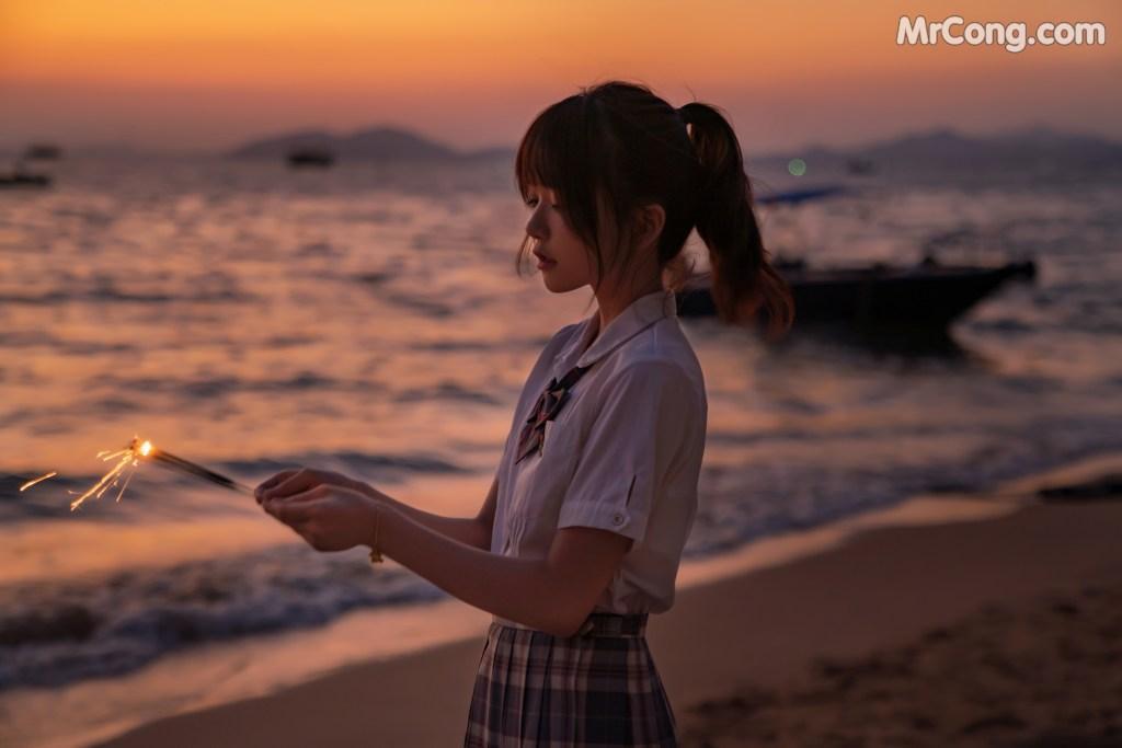 Coser@桜桃喵 Vol.114: 逐海 (17 photos)