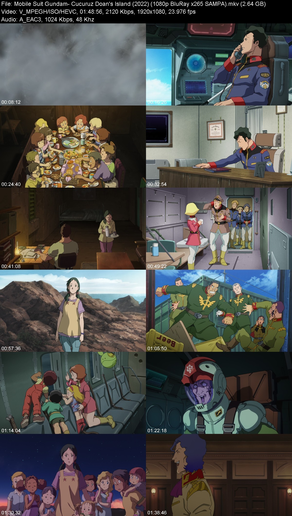 Mobile Suit Gundam Cucuruz Doan's Island (2022) 1080p BluRay x265 HEVC 10bit EAC3 7.1-SAMPA