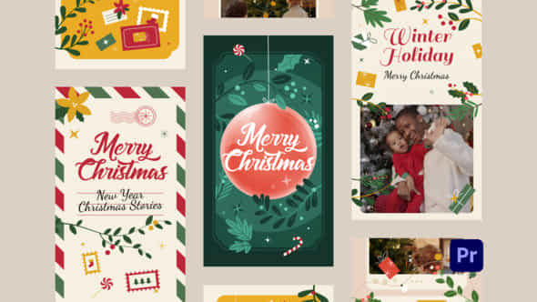 Christmas Instagram Stories - VideoHive 41957696