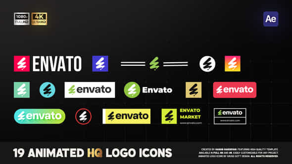 Animated Logo Icons - VideoHive 59107953