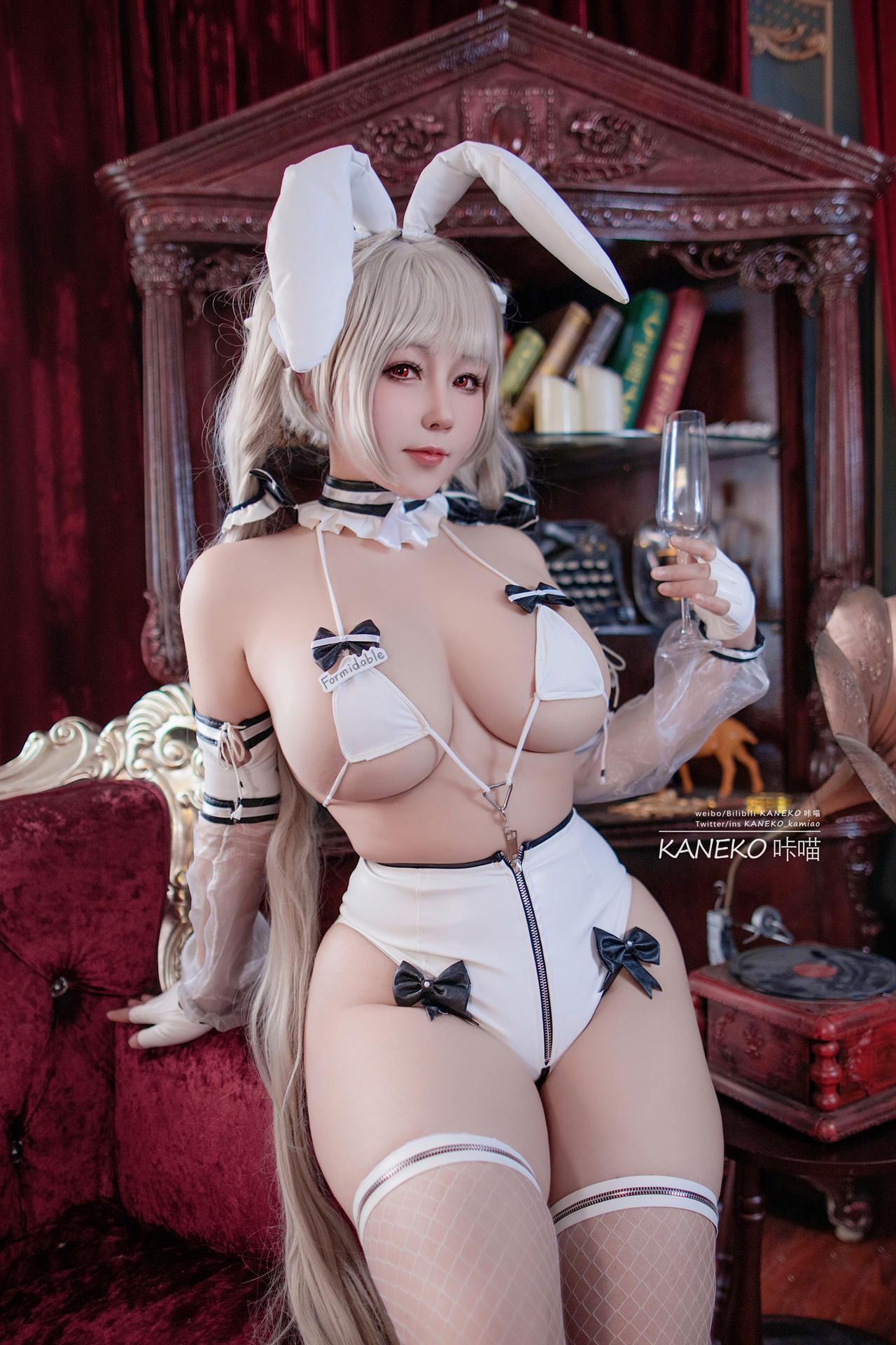 Cosplay KANEKO咔喵 – 碧蓝航线 可畏兔女郎(6)