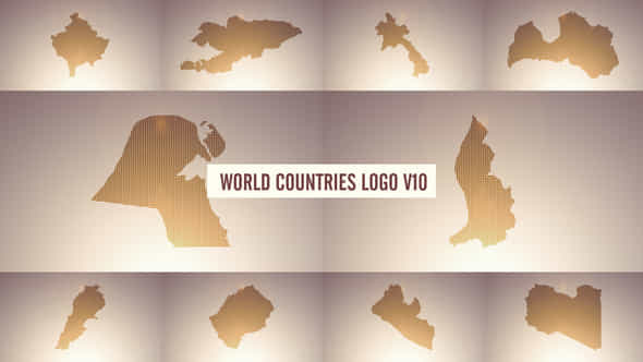 World Countries Logo - VideoHive 38976648