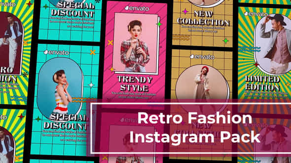 Retro Fashion Instagram - VideoHive 47578053