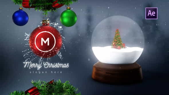 Christmas Unique Logo - VideoHive 42187795