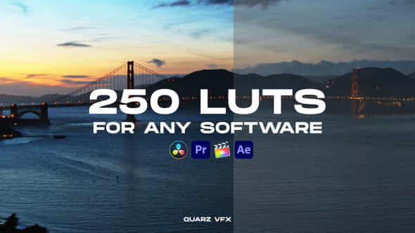 250 Lut Color Presets - VideoHive 33208281