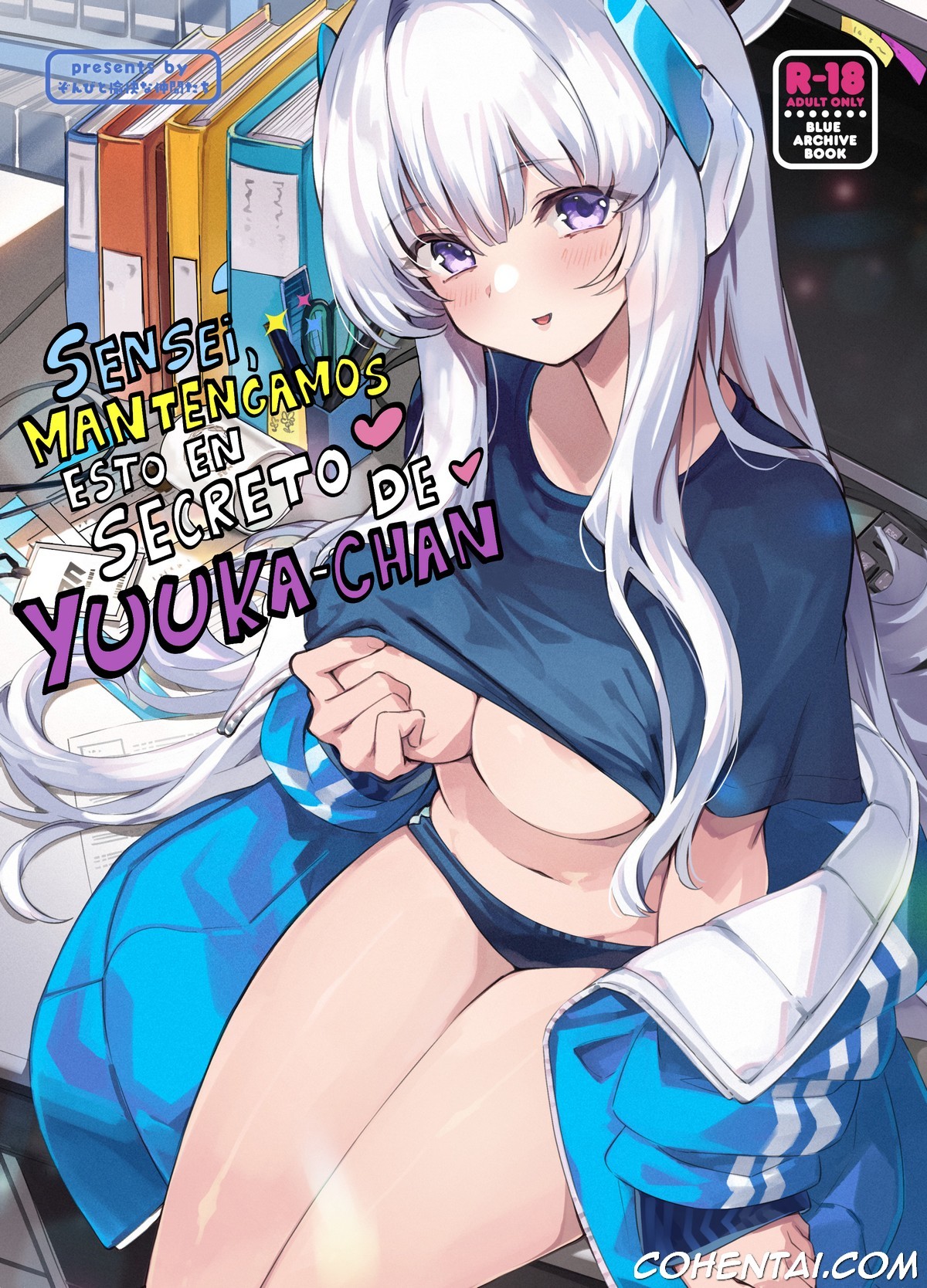 Sensei? Yuuka-chan ni wa Naisho desu yo (Blue Archive) xxx comics manga porno doujin hentai español sexo 