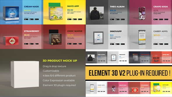3D Product Mockups - VideoHive 21189126