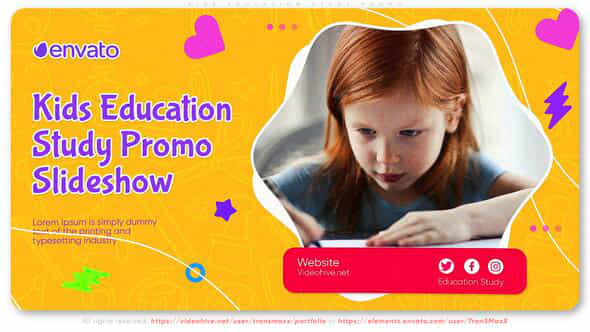 Kids Education Study Promo - VideoHive 49856666