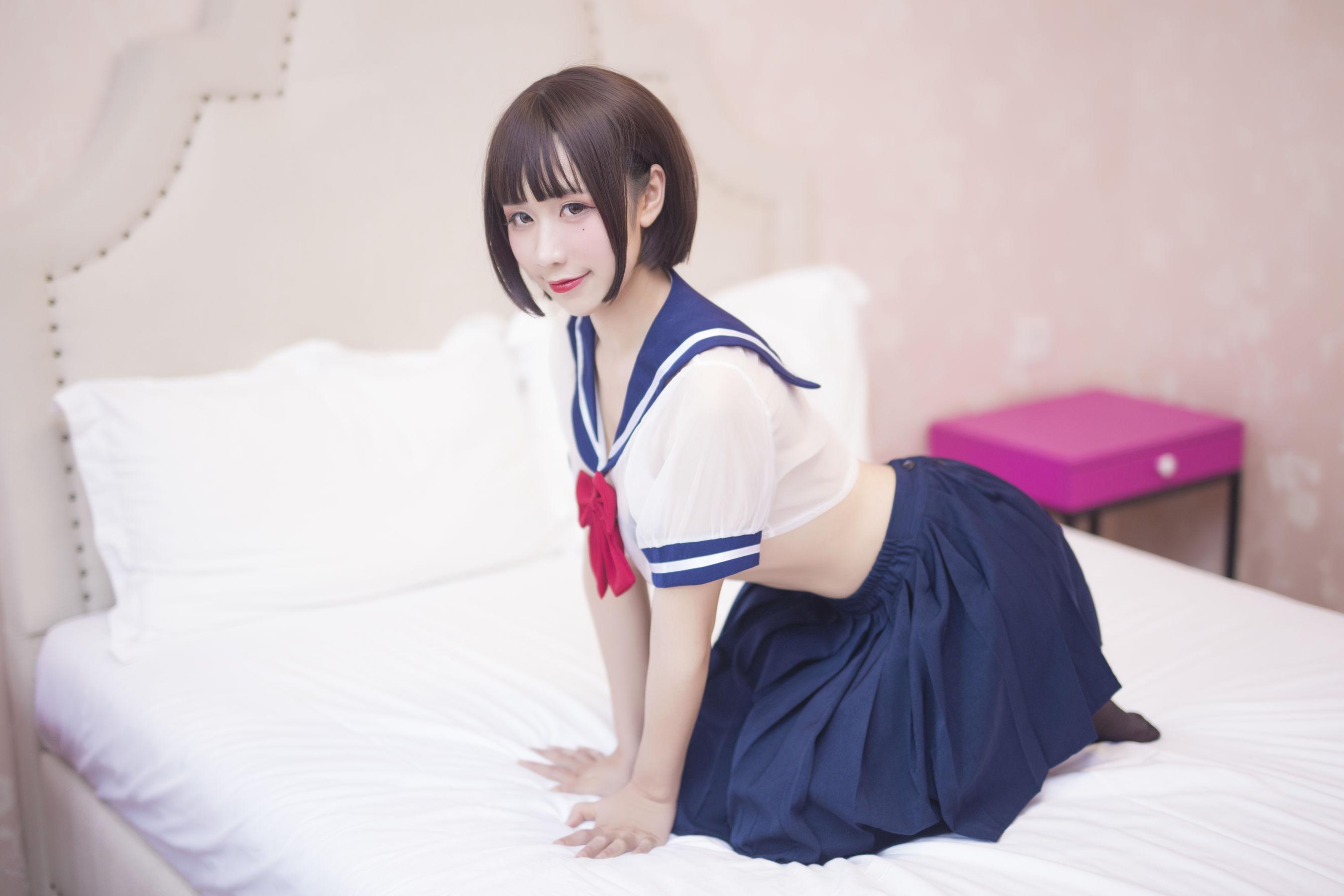 Coser九曲Jean 《JK透明制服》 写真集(16)