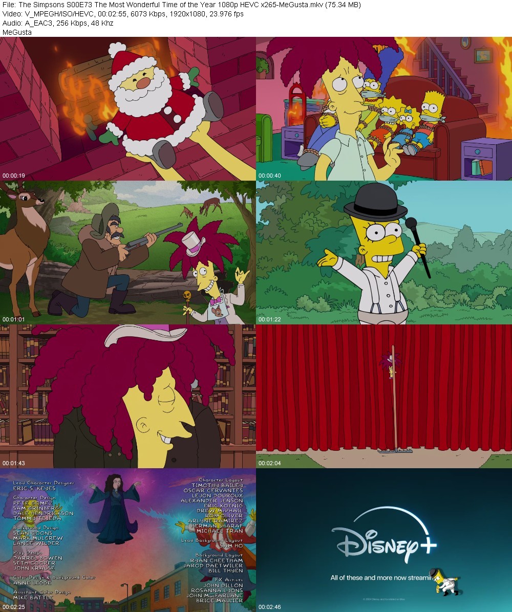 The Simpsons S00E73 The Most Wonderful Time of the Year 1080p HEVC x265-MeGusta