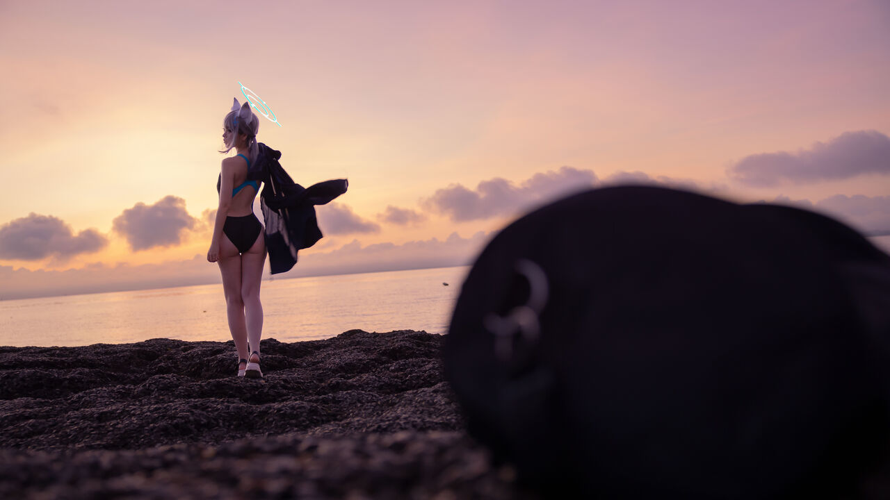 G44不会受伤 - Shiroko Sunaookami Swimsuit
