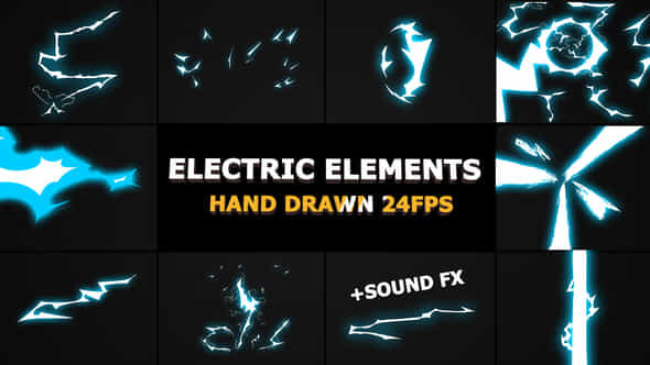 Dynamic ELECTRIC Elements - VideoHive 23195837