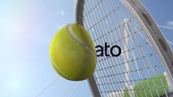 Tennis Slow Motion Reveal - VideoHive 20986104
