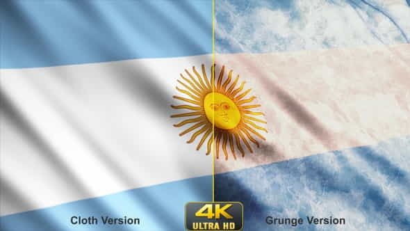 Argentina Flags - VideoHive 24630497