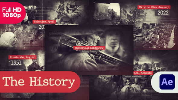 Historical SlideshowVintage DocumentaryOld Memories Photo - VideoHive 37441836