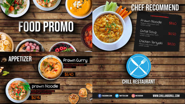 Food Menu Flat - VideoHive 23856153