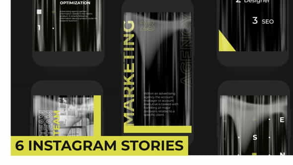 Yellow stories pack instagram - VideoHive 27709330