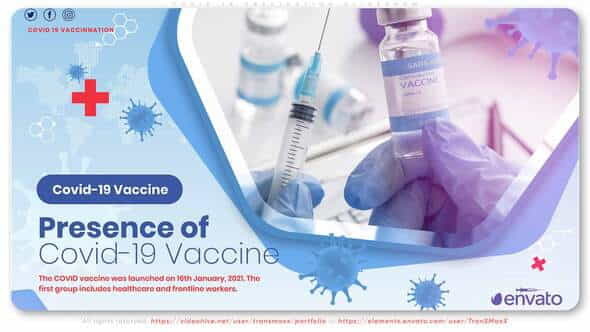 Covid 19 Vaccination Slideshow - VideoHive 31401522