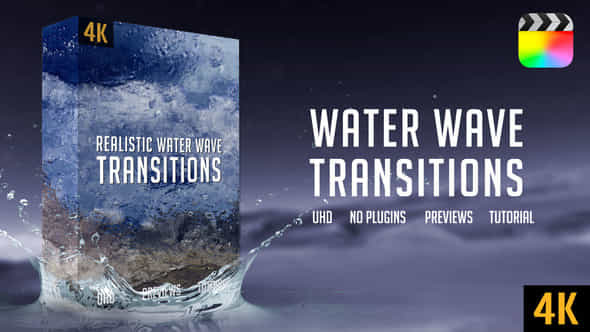 Water Wave Transitions - VideoHive 47959184