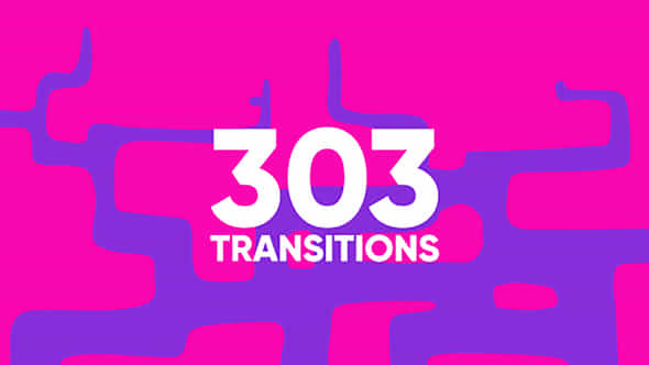 303 Cartoon Transitions - VideoHive 45916648