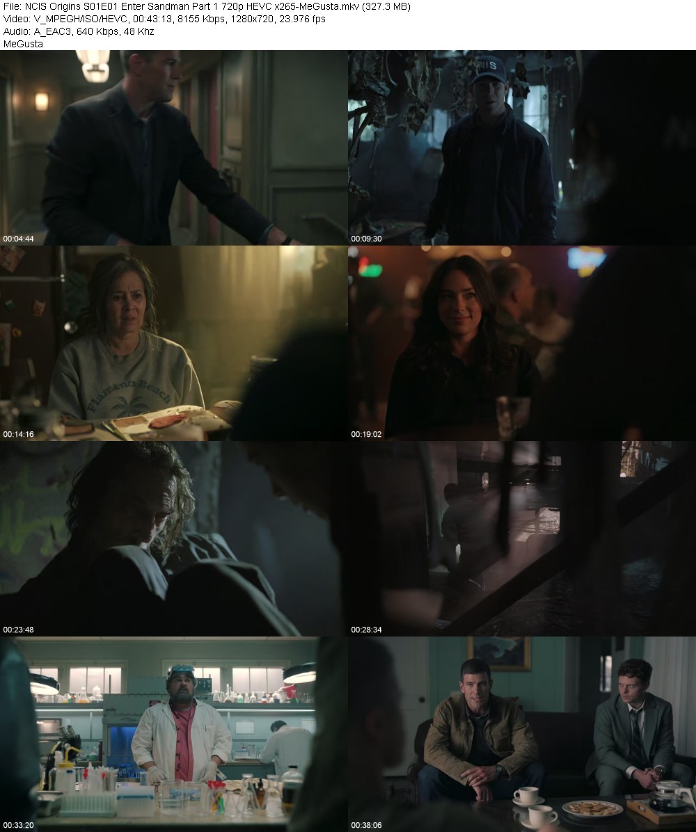 NCIS Origins S01E01 Enter Sandman Part 1 720p HEVC x265-MeGusta