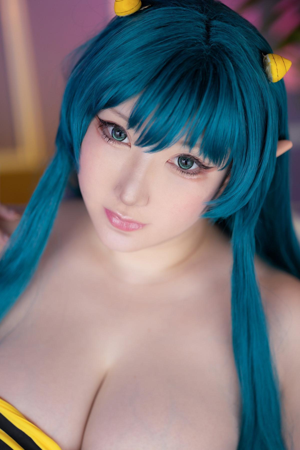 Cosplay SAKUサク Lum ラム うる星やつら Set.01(17)