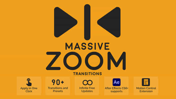 Massive Zoom Transitions - VideoHive 44068176