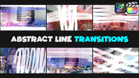 Abstract Line Transitions Fcpx - VideoHive 51407040