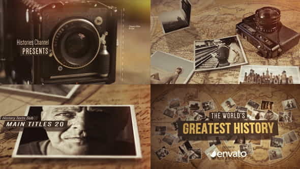 History Of The World Through - VideoHive 20469021
