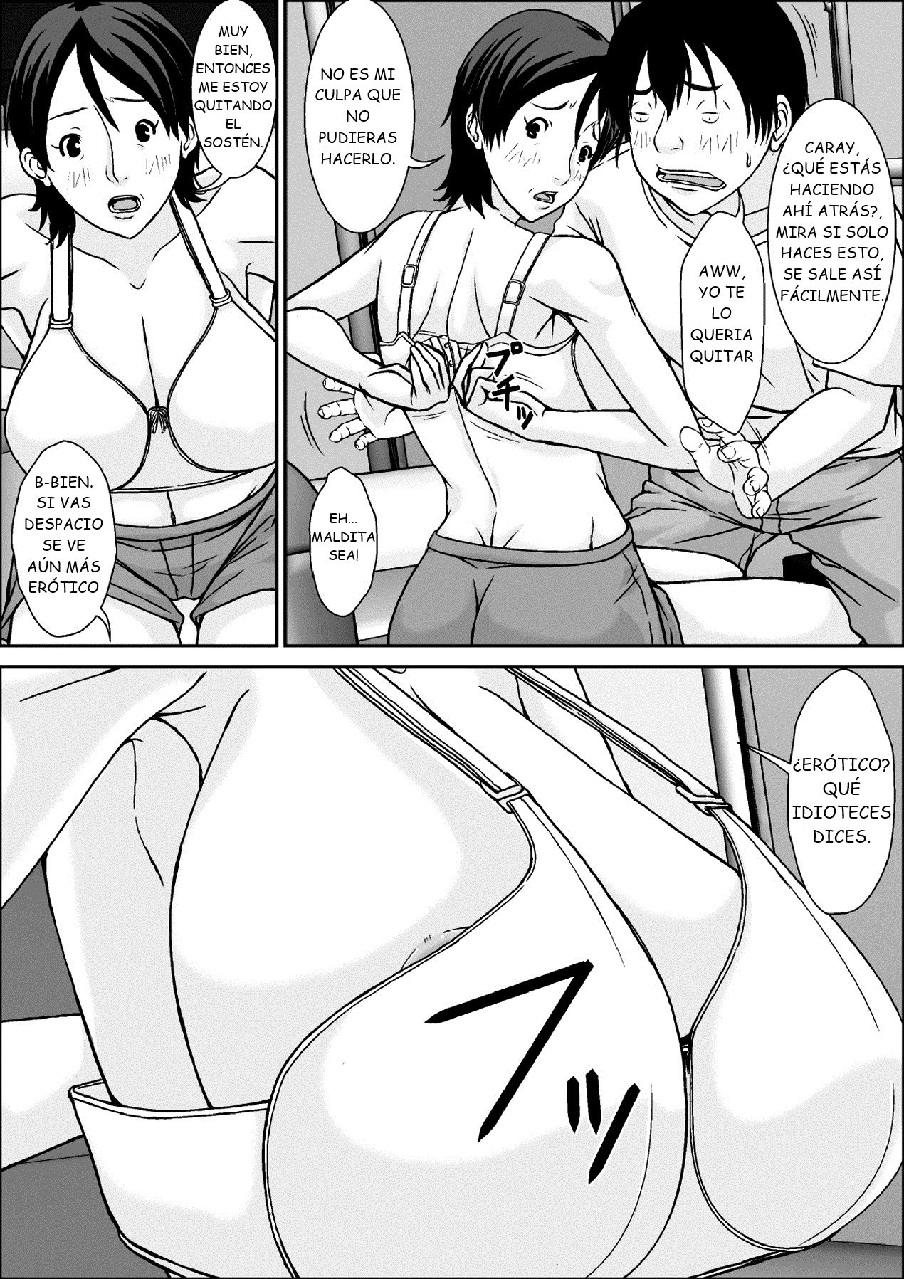 [Hoyoyodou] Kora! Anta Hahaoya o Kudoite Nani Shiyoutte Iu no!  ¡Oye! ¡¿Qué haces seduciendo a tu madre! [Spanish] [GB]