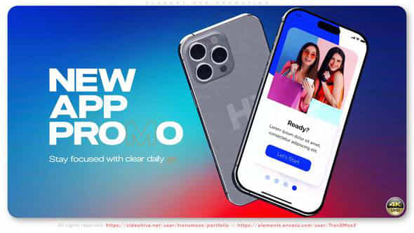 Elegant App Promotion - VideoHive 58694586
