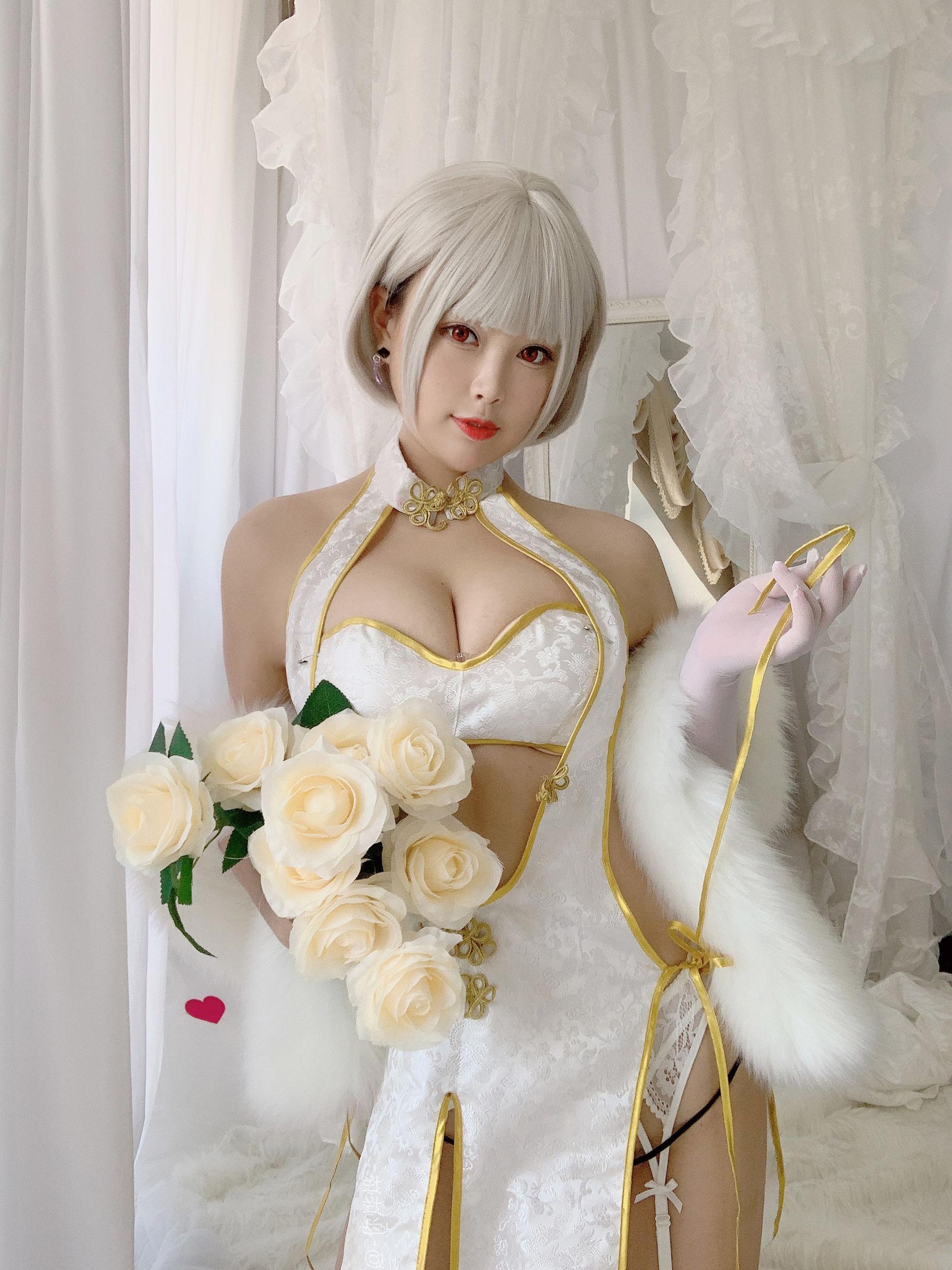 [美女Coser] -白烨- 《白旗袍》 写真集(22)