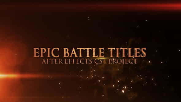 Epic Battle Titles - VideoHive 171735