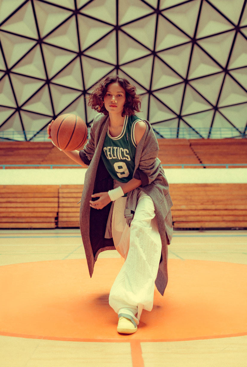Cindy Gradilla by David Franco / NBA legends симуляция баскетбола НБА в исполнении фотомодели Синди / фото 06