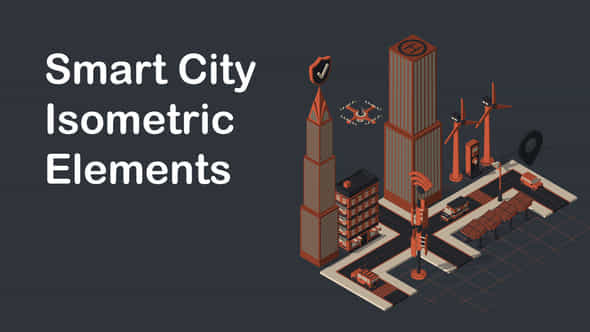Smart City Isometric - VideoHive 41225715