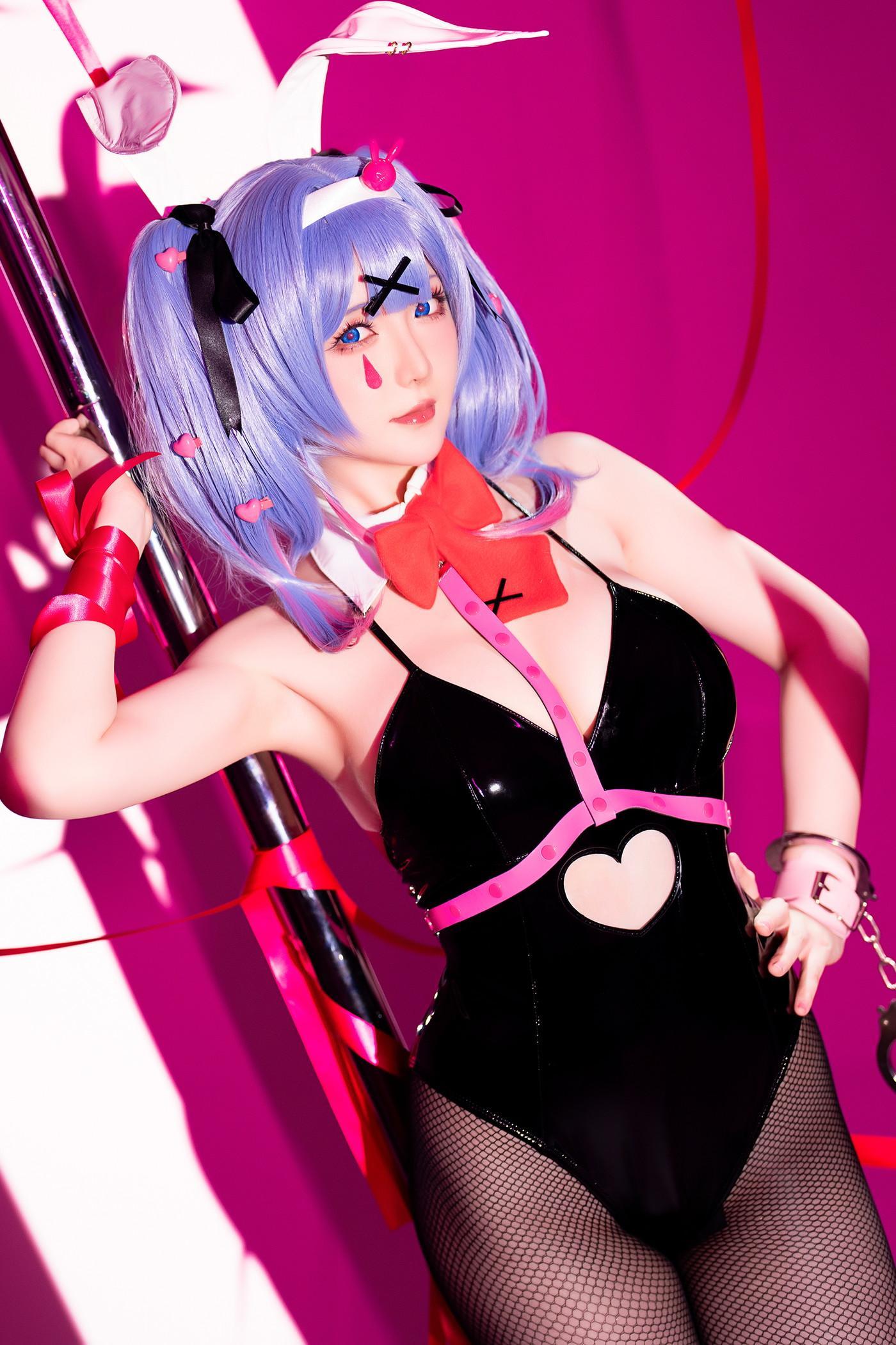 Cosplay 星之迟迟Hoshilily 初音未来 兔子洞(24)