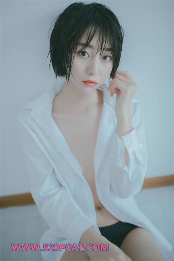 潘多拉NO.233期白衣美女半露私房写真(27)