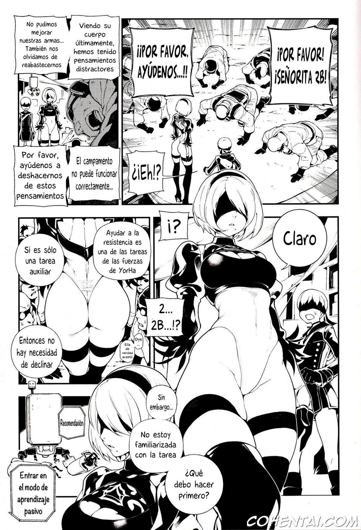 NieR : 2BR18 (NieR:Automata) xxx comics manga porno doujin hentai español sexo 