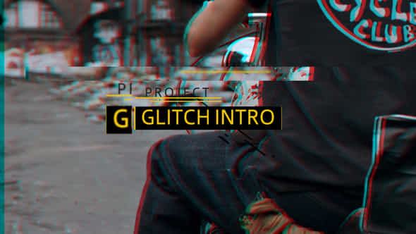 Glitchy Intro - VideoHive 45549217