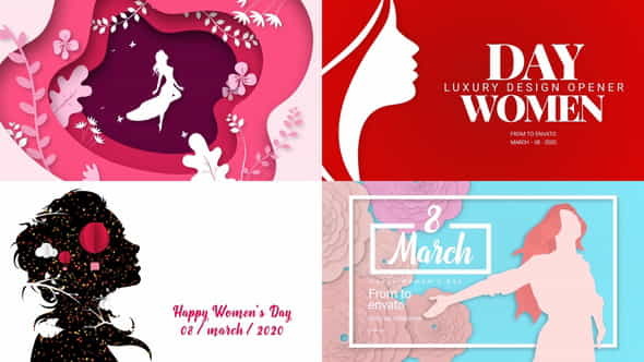 Happy Womens Day (4 in - VideoHive 31575139