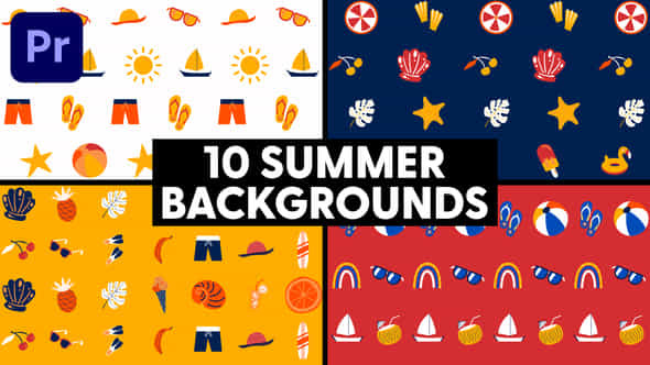 Summer Backgrounds - VideoHive 47709703