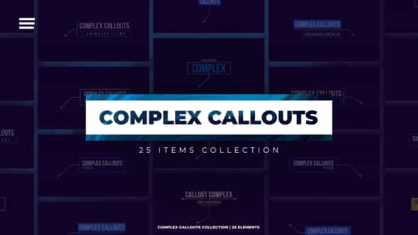 Complex CallOuts - VideoHive 41183154